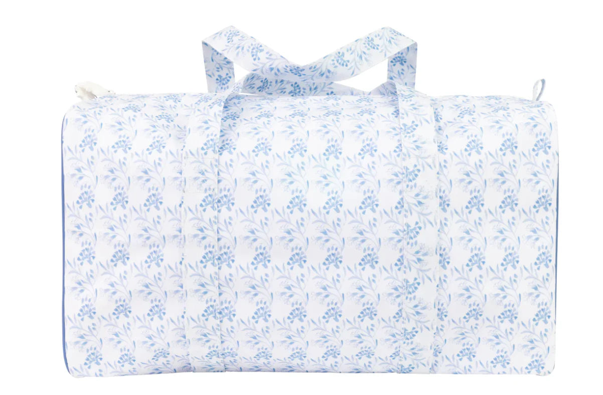 THE DUFFLE BAG- NAVY FLORAL