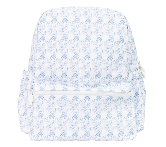 THE BACKPACK- BLUE FLORAL