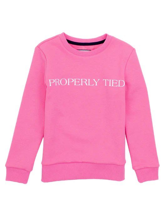 Girls laurel crew pink
