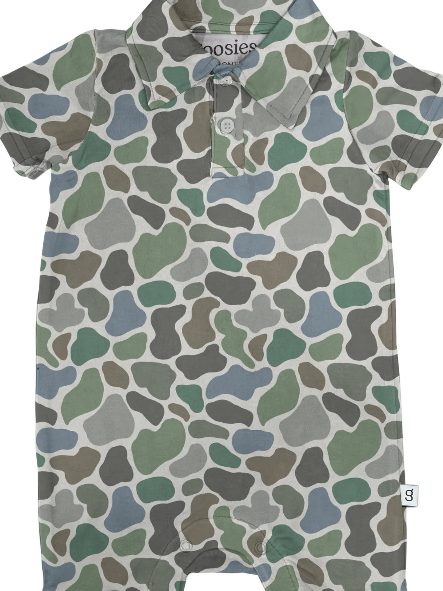 Pebble camo romper