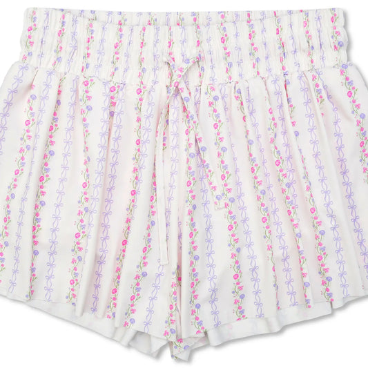 Sweetheart vine butterfly shorts
