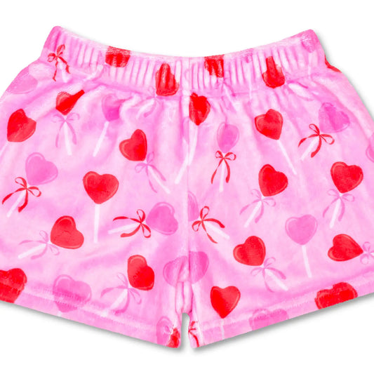 Love pops plush shorts