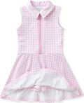 PINK GINGHAM TENNIS DRESS