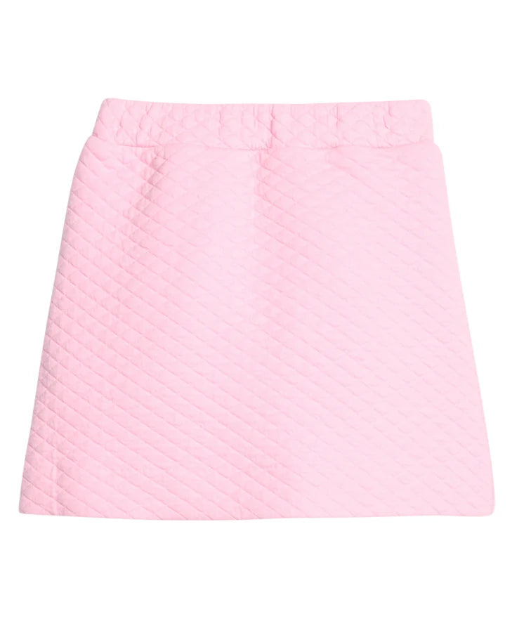 Quilted Mini Skirt- Bubblegum