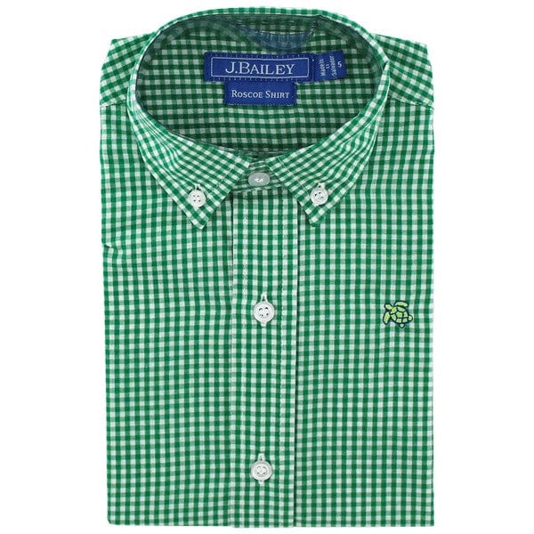 Roscoe Button Down Shirt -Kelly Check