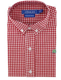 Roscoe Button Down Shirt -Red Check