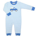 Cotton applique boy romper