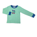 Race car applique t shirt