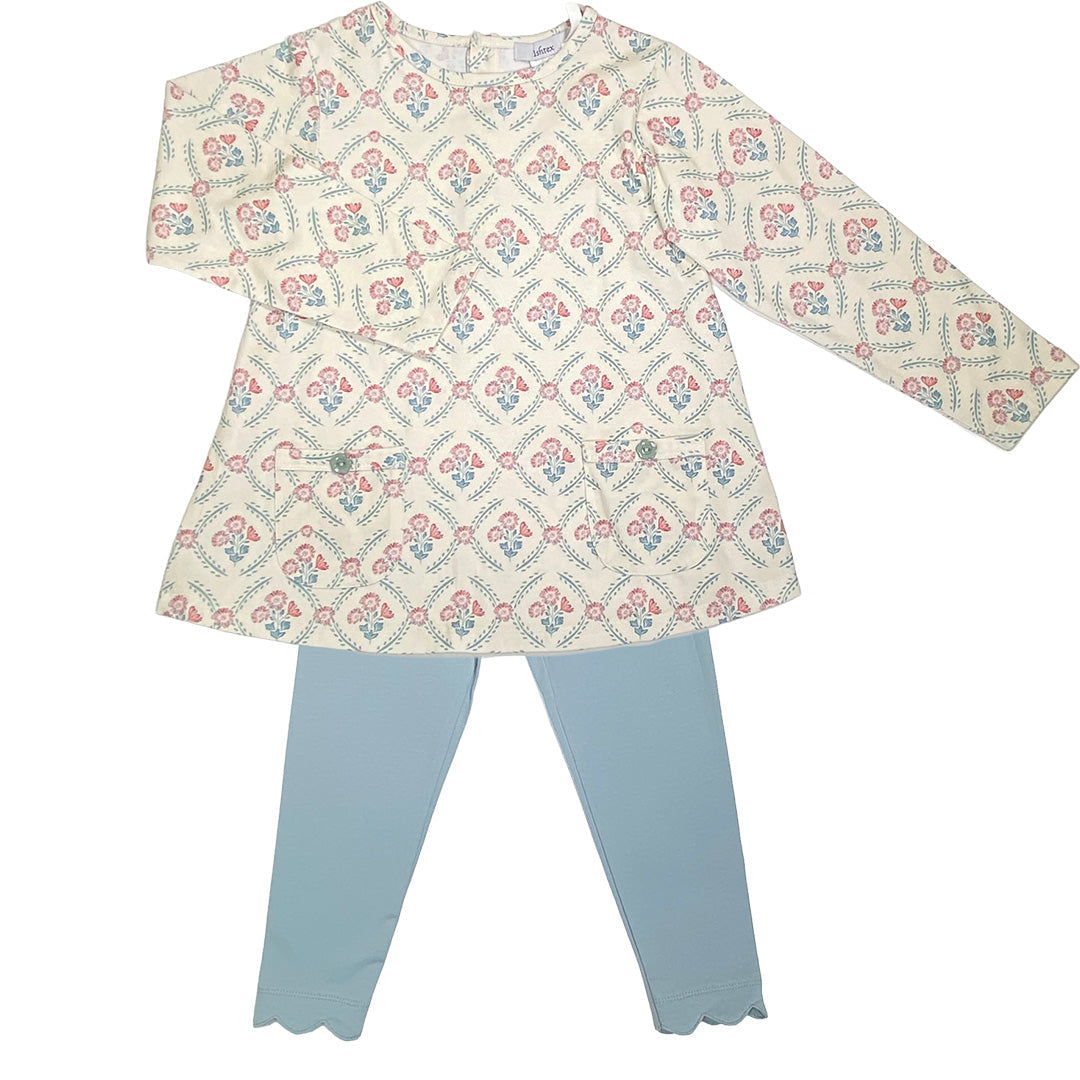 Mum flower legging set