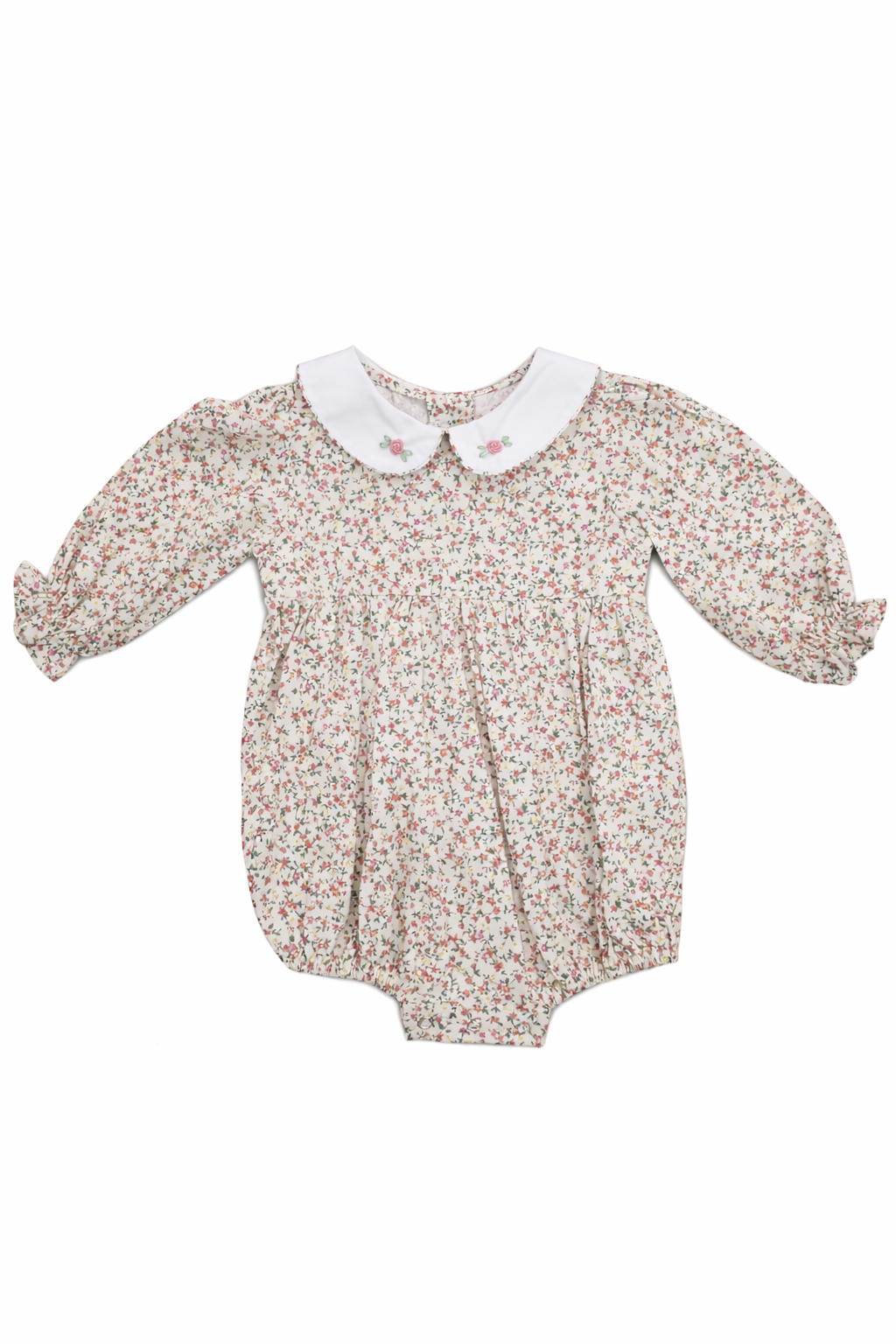 Fall Floral W/emb Rose Bud Bubble