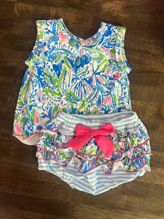 A tropical Getaway Bloomer set