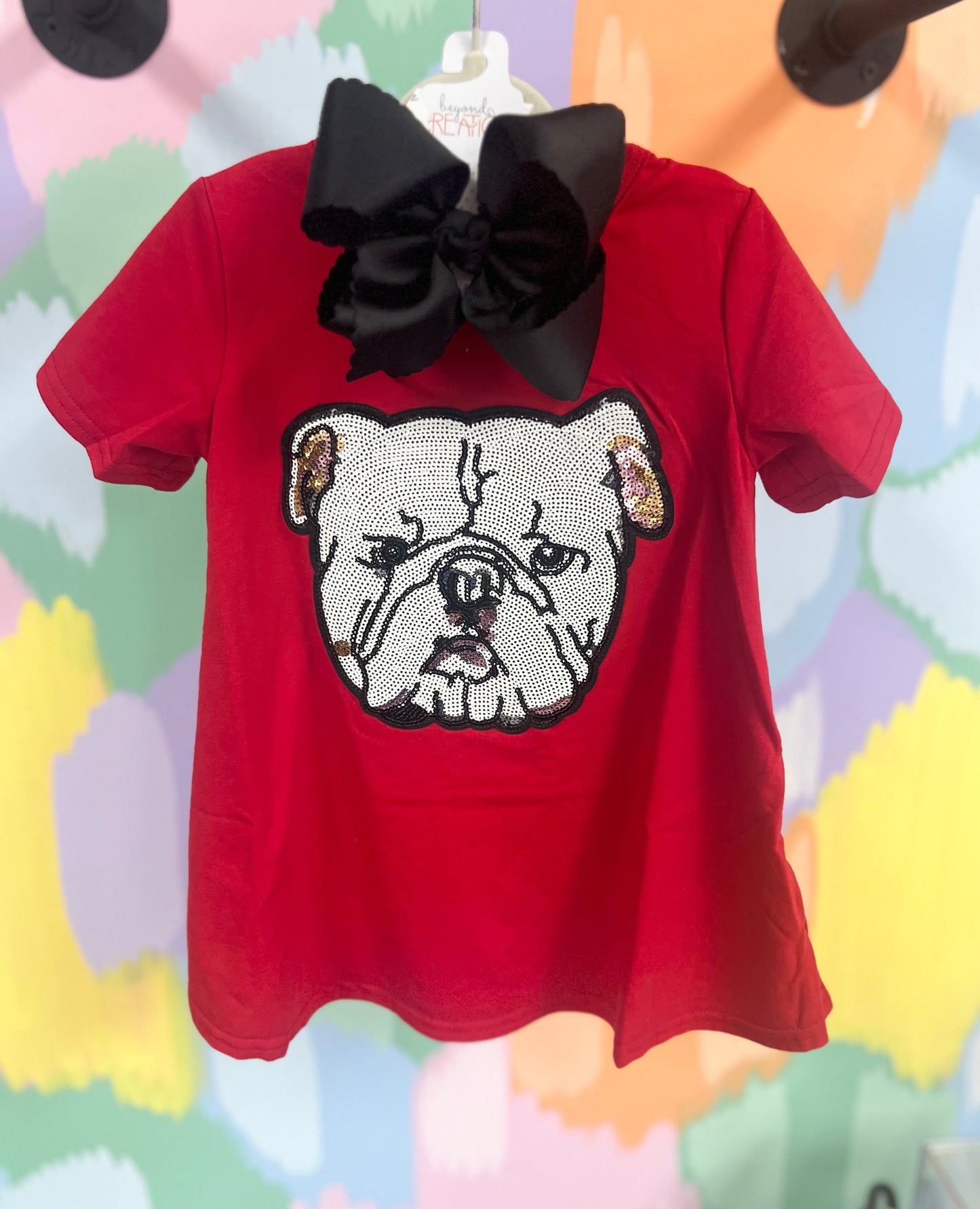 Bulldog Sequin Dress