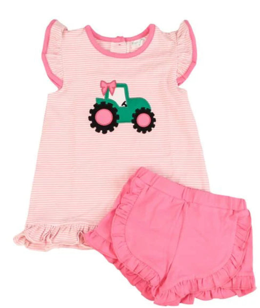 Pink Tractor girl set
