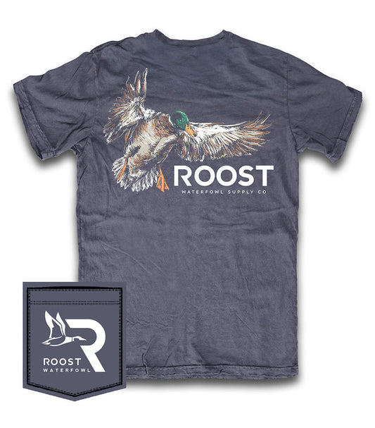 Roost painted mallard tee