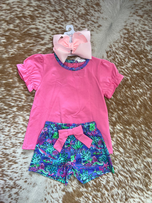 Under the sea short set