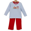 Gingerbread train pant set