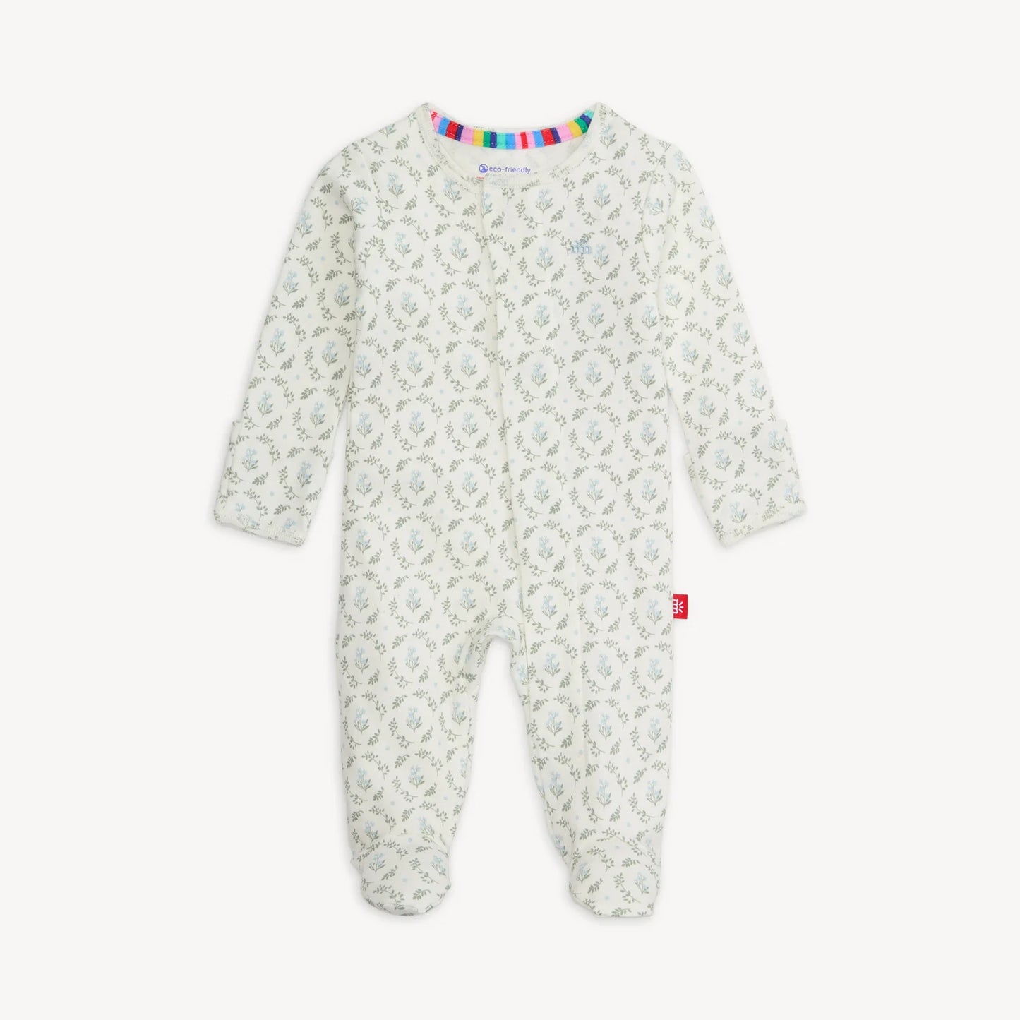Eloise organic cotton footie