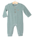 Easton romper- green stripe