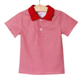 Dawson SS Polo Red Stripe