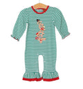 Gingerbread girl romper