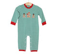 Gingerbread boy romper