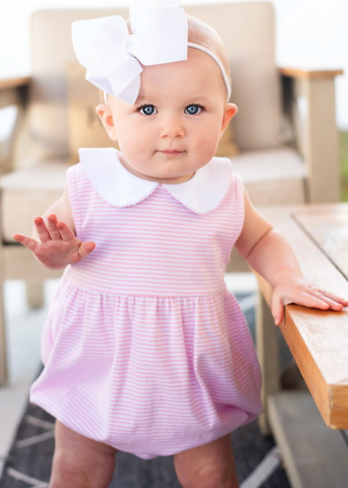 Charlotte sleeveless pink bubble