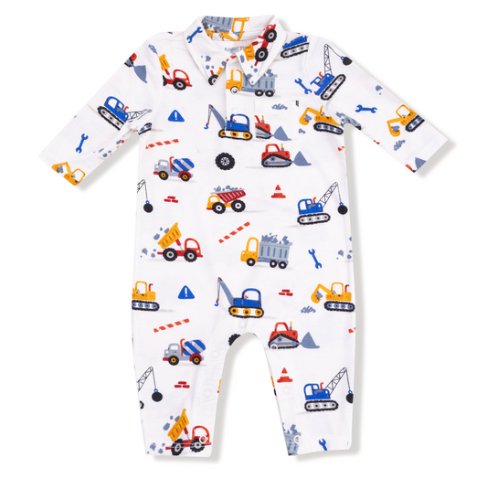 Crayon construction romper