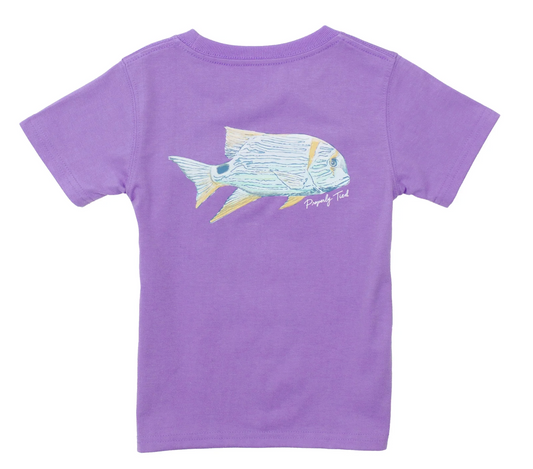 Girls Tropical fish light purple