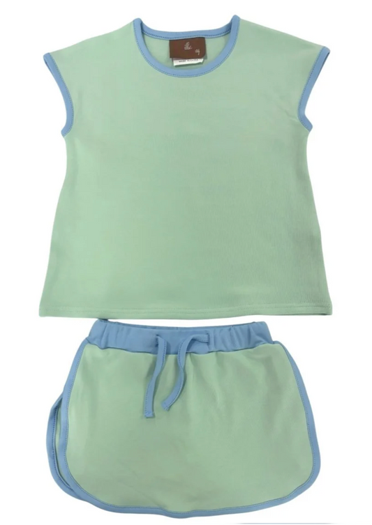 Aria Skort Set- Mint