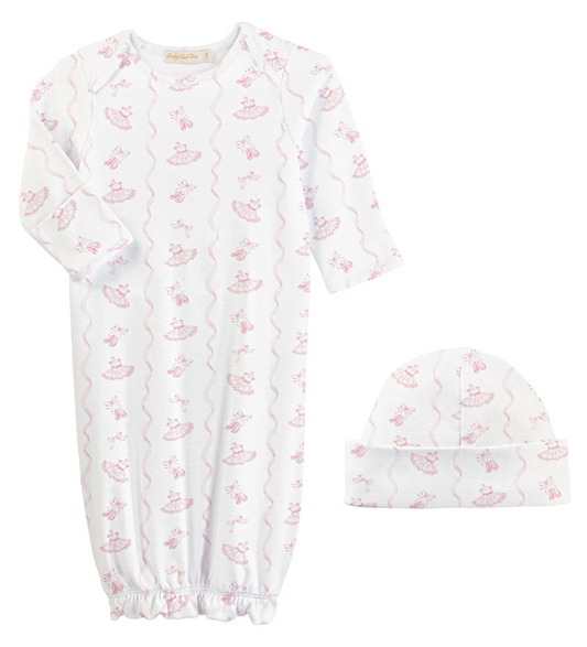 sugarplum steps gown and hat set