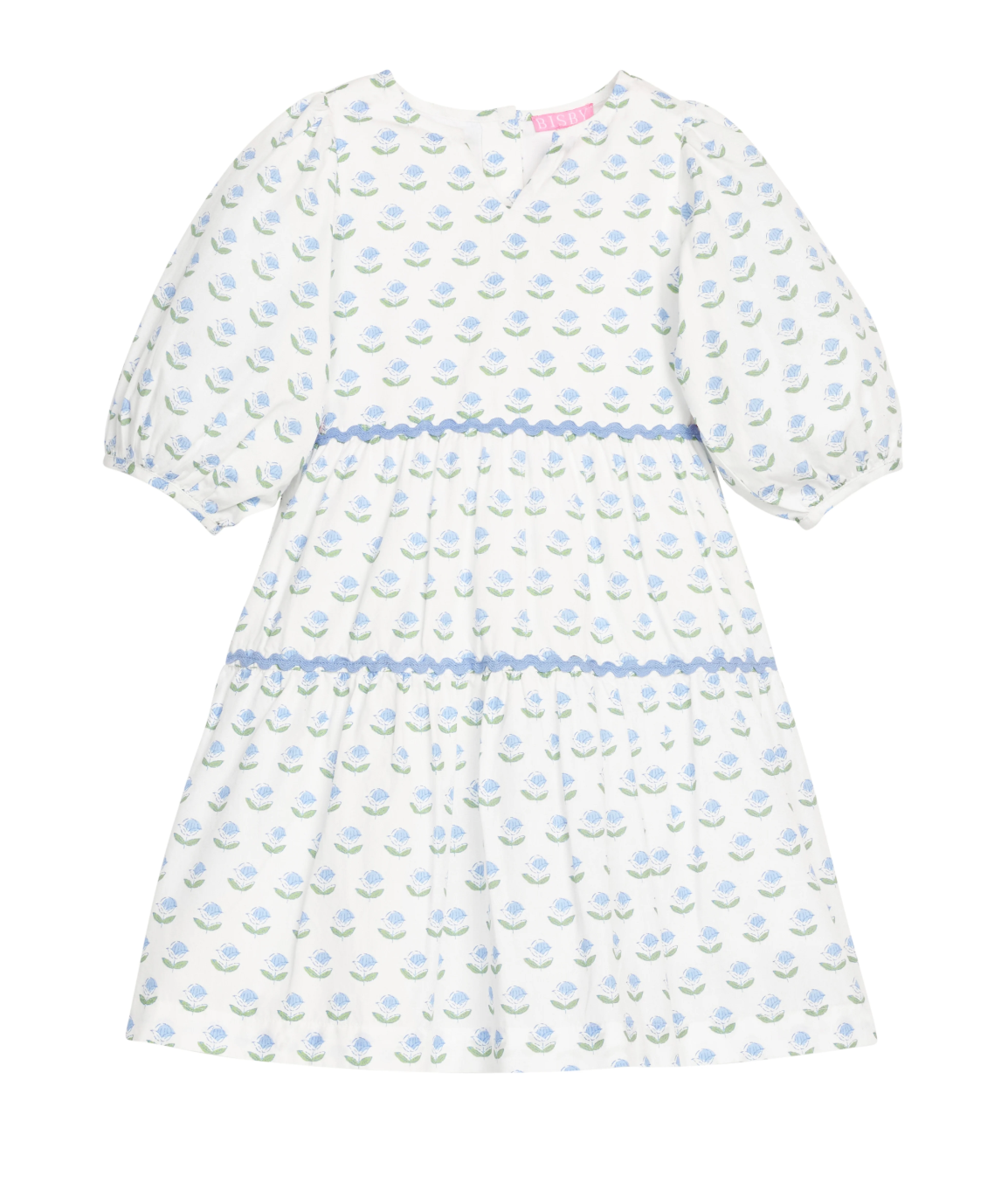 Madaket dress blue tulip
