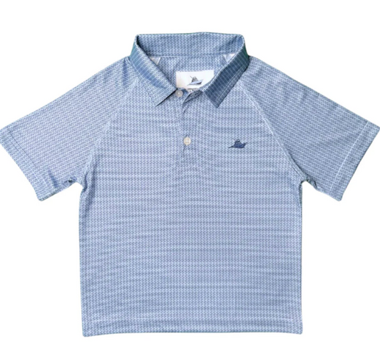 boys shark polo