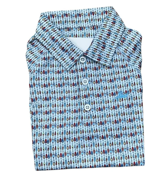 boys fishing lures polo