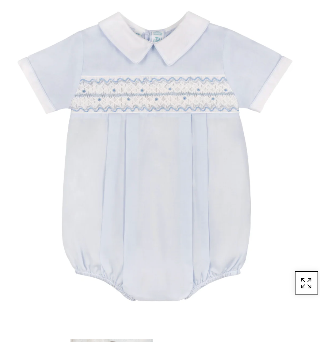 Boys Wave Smocked Romper