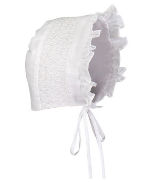 Girls Smocked Bonnet