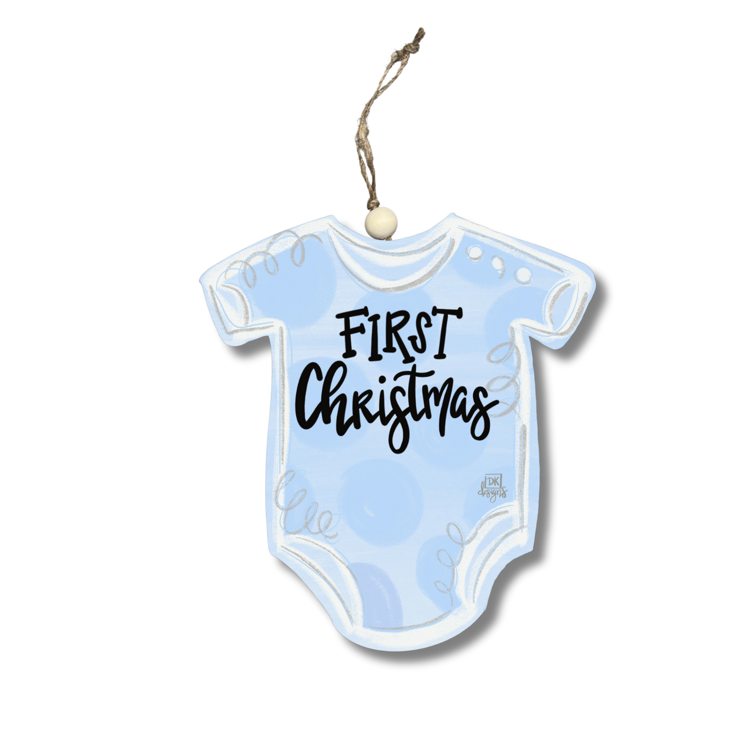Baby's First Blue Ornament
