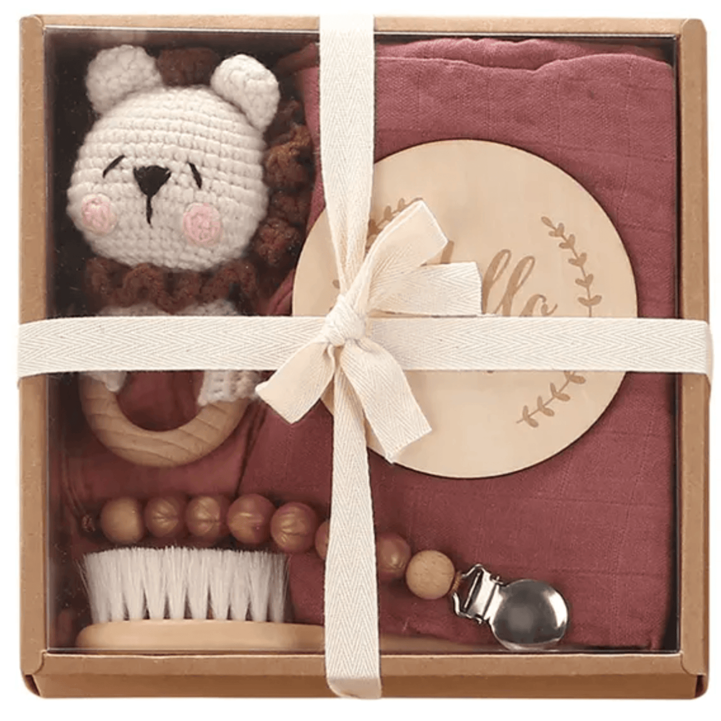 Welcome Baby Gift Box - Charming 6-Piece Set for Newborns