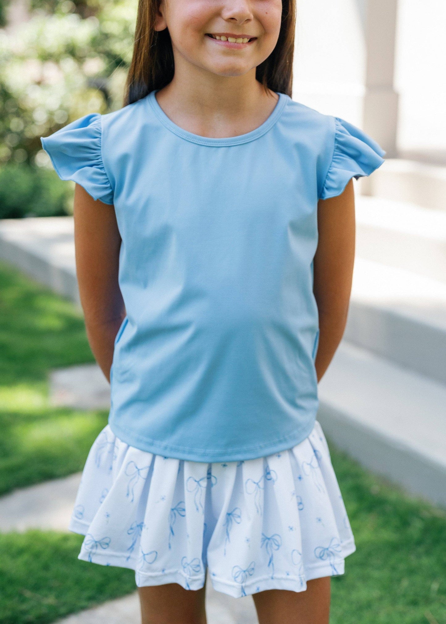 Collins Set in Blue Belle Bows