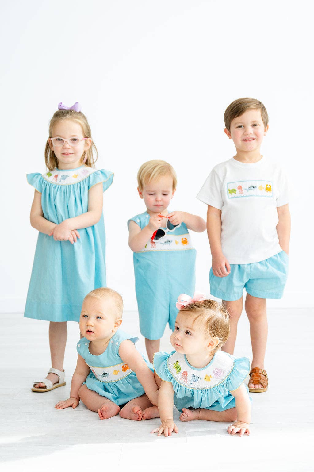 Sea Animals Smocked Helen Dress