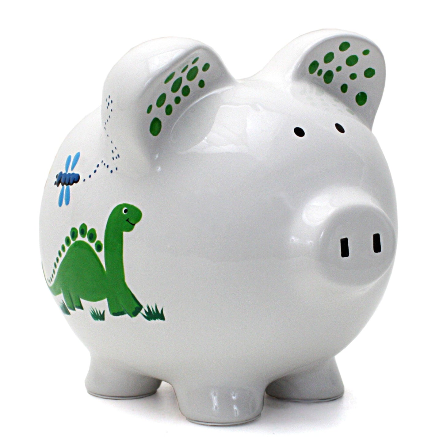 Dinosaurs & Dragonflies Large Piggy Bank
