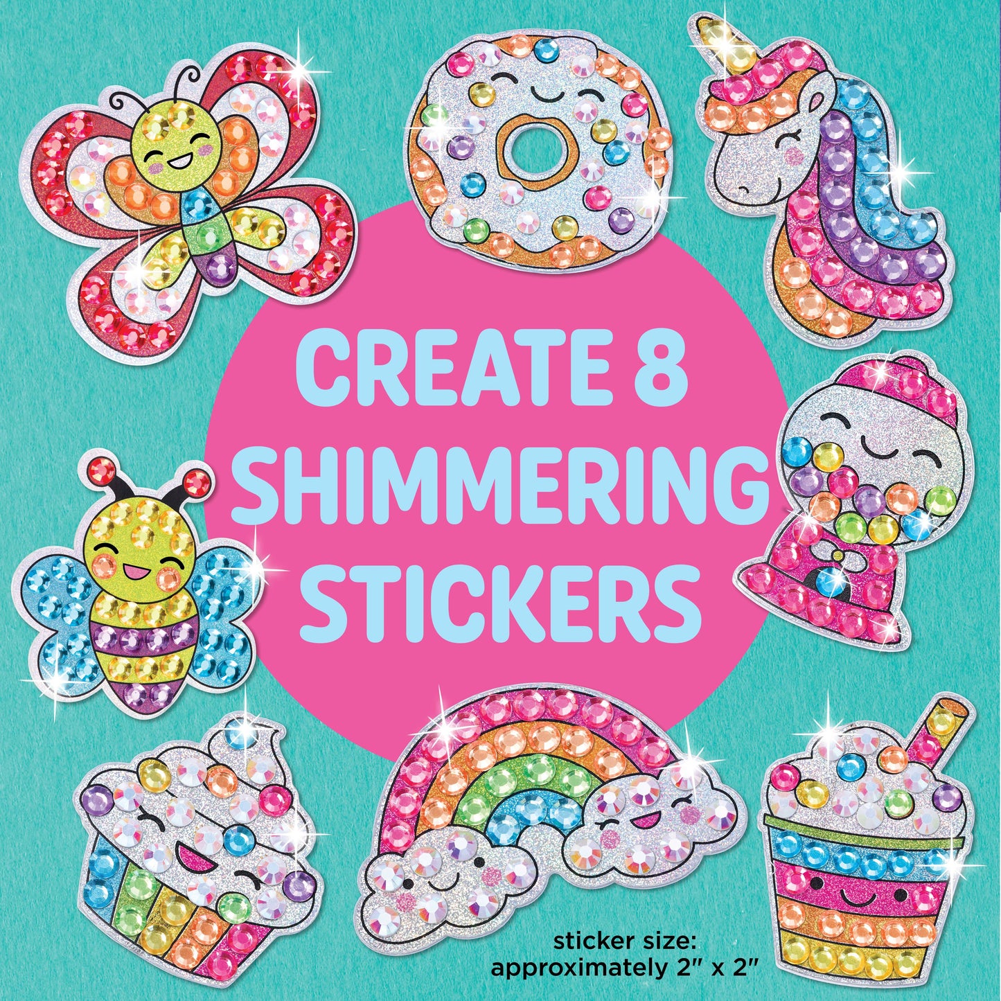 Big Gem Diamond Painting Stickers Mini Kit - DIY for Kids