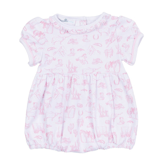 Wild West Toile Bubble - Pink