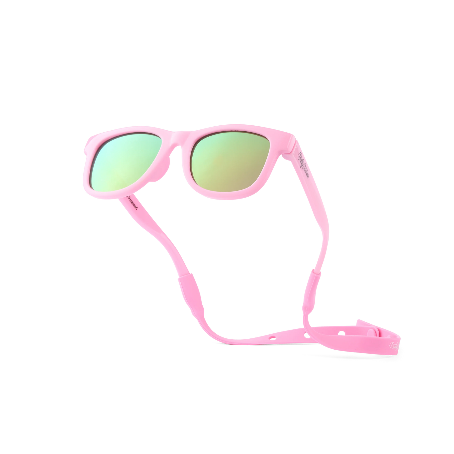 Polarized Baby Sunglasses with Strap 0-24 Months – Barbie Pink