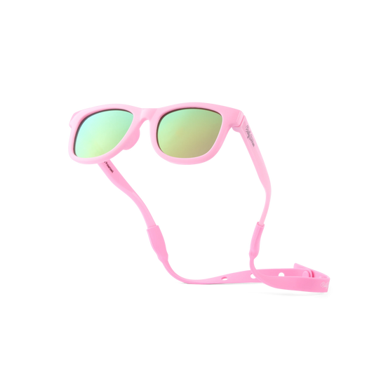 Polarized Baby Sunglasses with Strap 0-24 Months – Barbie Pink