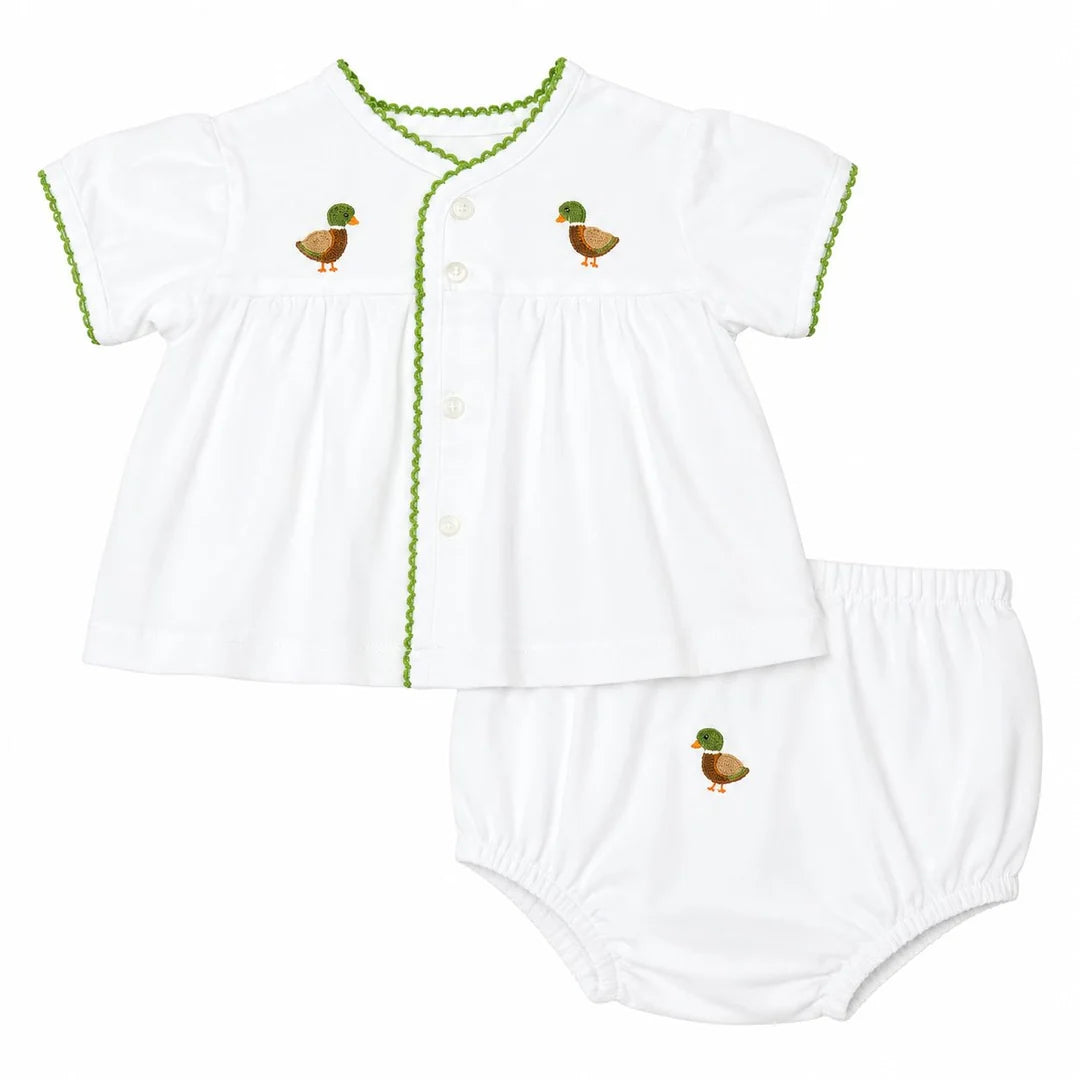Brennan Unisex Diaper Set - Ducks