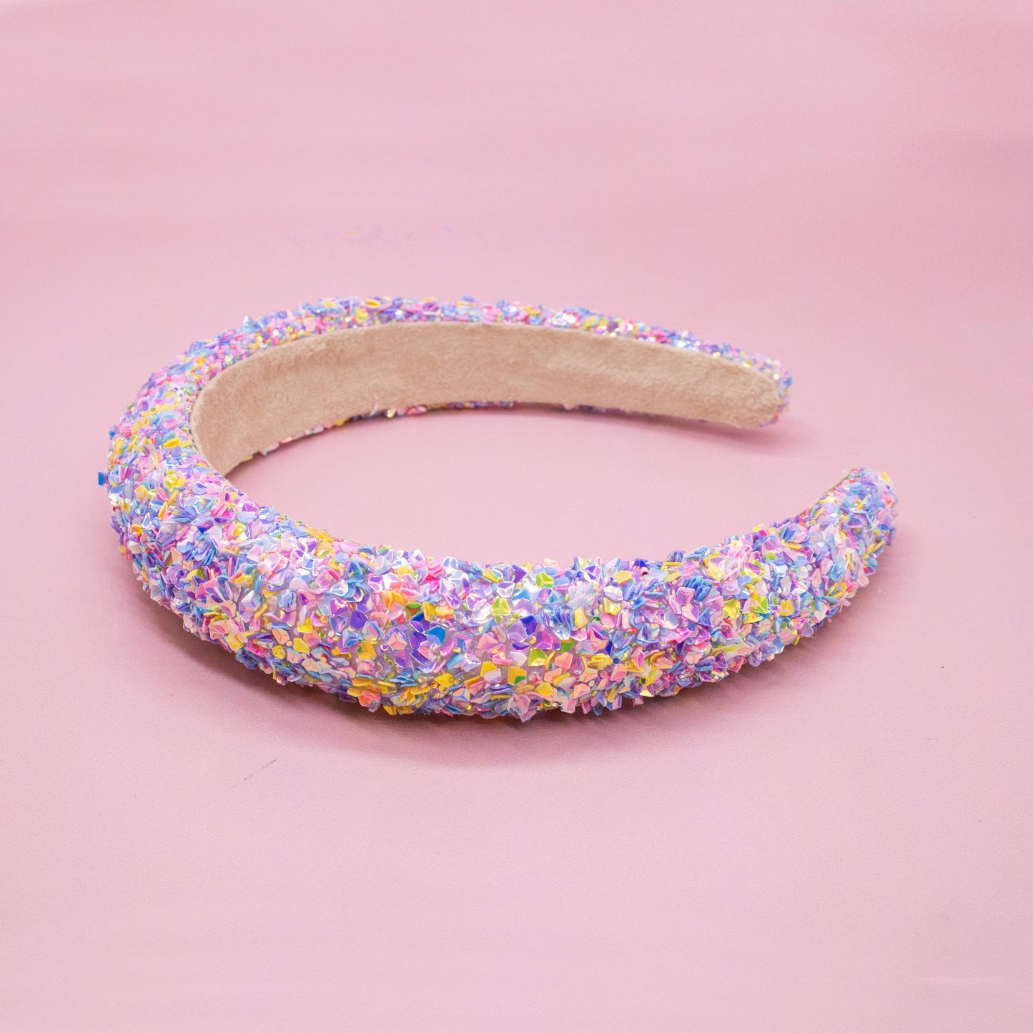 Kids Padded Headband - Chunky Sequin Hair Band