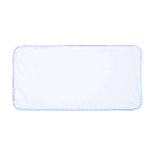 New Beginnings Blue Burp Cloth