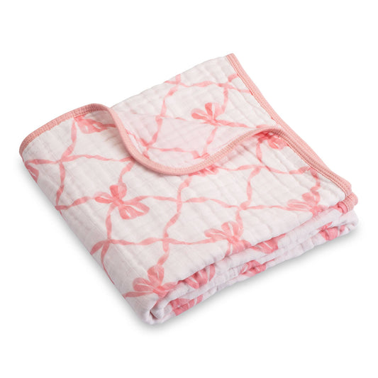 Muslin Quilt Baby & Kids Blanket Beautiful Bows
