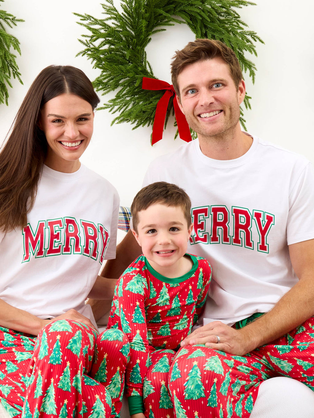 SoftSnooze™ Kids Bamboo Viscose O Christmas Tree Long Sleeve Pajama Set