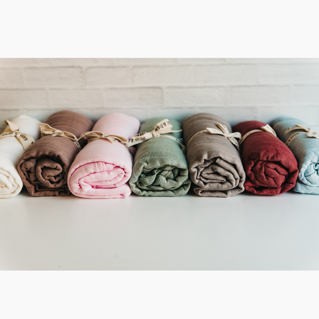 Soft Bamboo Baby Swaddle - Stylish Luxury Newborn Gift